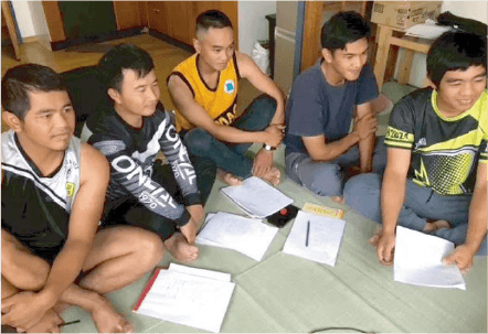 チームでの話し合い